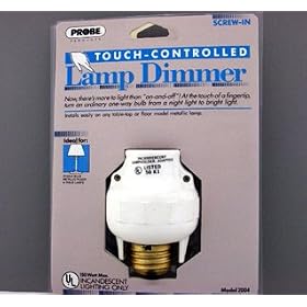 Click here to buy Touch Controlled Lamp Dimmer #2004 by Probe Products.