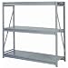 Lyon DD67203SD 3 Tier Pre-Engineered Bulk Storage Rack Starter with Solid Decking, 60" Width x 36" Depth x 60" Height, Dove Gray