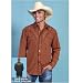 Wild Oats - Long Sleeve Retro Men's Vintage Western Shirt