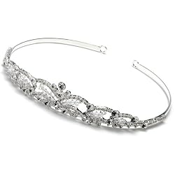 Cortney Rhinestone & Crystal Silver Bridal Tiara 162