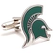 Michigan State Spartans NCAA Logo'd Executive Cufflinks w/ Jewelry Box by Cufflinks