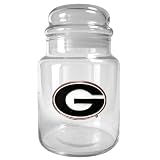Georgia Bulldogs NCAA 31oz Glass Candy Jar - Primary Logo