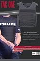 POINT BLANK BALLISTIC TAC 1 VEST, COLOR-BLACK, SIZE XL (46R)