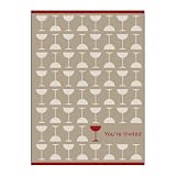 Wine Glass Party Invitations (25 count)