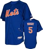 David Wright Jersey: Adult Majestic Royal/Orange Authentic Cool Base&Atilde;&cent;&acirc;��&Acirc;&cent; Batting Practice New York Mets Jersey with Front Number