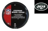 Official NFL License Steering Wheel Cover - New York Jets