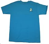 Star Trek SCIENCE UNIFORM Classic Adult Blue T-shirt