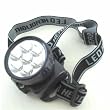 7 LED White Head Lamp Flashlight with Head Strap