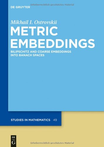 Metric Embeddings (De Gruyter Studies in Mathematics)