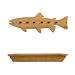 Organized Fishing Fish Wall Rack