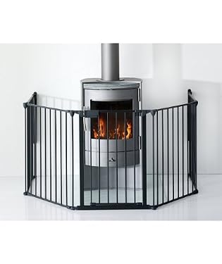 babydan premium hearth gate - black