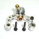 Precision CNC Tail Pitch Slider, Silver: T-REX 500