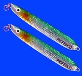 ProFish Power Jig Hammered 8.75oz Green/Chrome Glo 2 Pk
