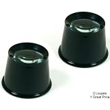 2 Magnifier 4X Loupe Eyepiece Optical Inspection
