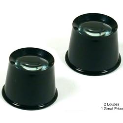 2 Magnifier 4X Loupe Eyepiece Optical Inspection