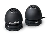Syba CL-SPK20068 Self Powered Portable Black Mini Speakers Recharge by USB  ....