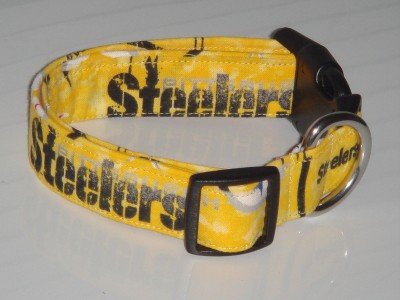 NFL Football Pittsburgh Steelers Yellow Dog Collar X-Large 1