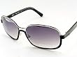 New Chloe CL 2107 CL2107 C03 Black-Silver Frame Sunglasses