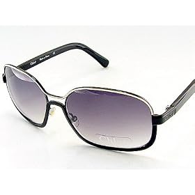 New Chloe CL 2107 CL2107 C03 Black-Silver Frame Sunglasses