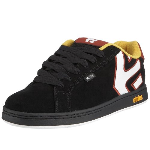 Etnies Men’s Fader Skateboarding Shoe Black/Gold/White 4101000203 10 UK