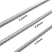 3.2mm KONOV Silver Stainless Steel Mens Necklace Chain 18-32