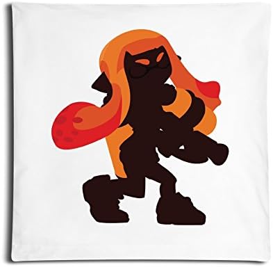 Splatoon Japan Import Game Customized Pillow Cover White 18 X18 Inch