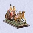Egyptian Queen Nefertiti statue chariot sculpture New