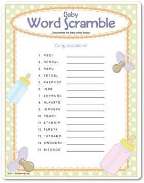 Baby Word Scramble - Funsational Game