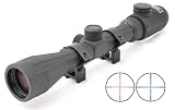 3-9x40 Rubber Armored Rifle Scope with Illuminated Mildot Reticle and Weaver Rings