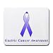 Gastric Cancer Awareness Ribbon Mouse Pad
