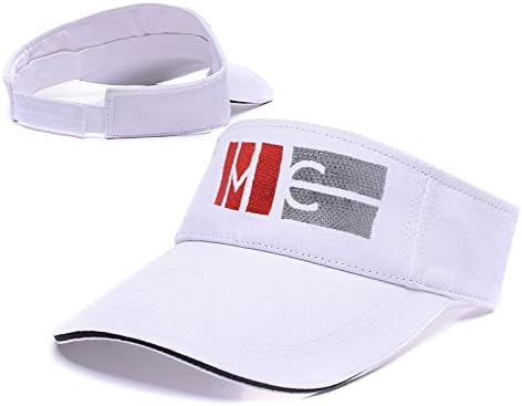 DEBANG Magcon Tour Logo Adjustable Visor Cap Embroidery Sun Hat Sports Visors - White