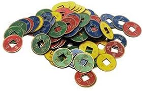 Chinese Enamel Counting Coins for Mah Jong Jongg