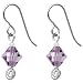 Titanium June Birthstone Earrings Made with SWAROVSKI ELEMENTS