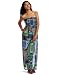 Romeo & Juliet Couture Women's Smock Tube Multi Print Maxi Dress