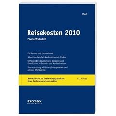 Reisekosten 2010: Private Wirtschaft