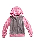 UPC 691871922814 product image for GUESS Kids Girls Big Girl Baseball Hoodie (7-16), PINK (14) | upcitemdb.com