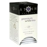Stash Premium Tea, Organic Premium White, Tea Bags, 18-Count Boxes (Pack of 6)