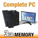 Acer Aspire AM1201-BE5001A Desktop PC LCD Bundle - AMD Athlon X2 5000+ 2.6GHz, 3GB DDR2, 320GB SATA II, DVDRW-RAM, ATI Radeon 2100 Graphics, Gigabit LAN, Flash Reader, Vista Home Premium, 19" LCD