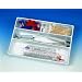 Heathrow Scientific HD2538A Polystyrene Drawer Organizer with 3 Compartment Tray, 460mm Length x 307mm Width x 63mm Height