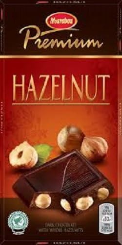 Marabou Premium HAZELNUT Original Swedish Dark Chocolate Bar 180gr.