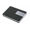 Wedo 2056601 Visitenkartenbox "Good Deal" schwarz/silber f�r Karten 95 x 57 mm