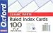 Oxford Index Cards 5
