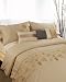 Orifashion Greenest Functional Tea Fiber 4PCS Bedding Set, Romantic Blooming Embroidery Flowers Pattern, Size: California King