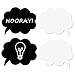 Tinksky A Set of 11pcs DIY Funny Speech Bubble Chalkboard Wedding Party Photographing Photo Booth Props on Sticks