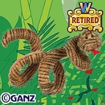 New Webkinz Striped Snake Plush Stuffed Animal