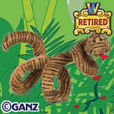 New Webkinz Striped Snake Plush Stuffed Animal