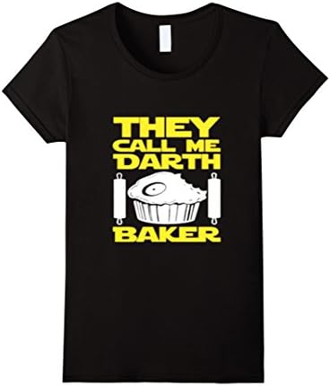 Women's They Call Me Darth Baker Shirt Tee T-shirt XL Black