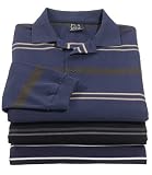 Traveler Long-Sleeve Stripe Polo