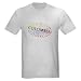 Colombian Stamp Ash Grey T-Shirt Colombia Light T-Shirt by CafePress