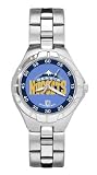 Jewelry : Logo Art NBA Denver Nuggets Pro II Women's Stainless Steel Bracelet Watch